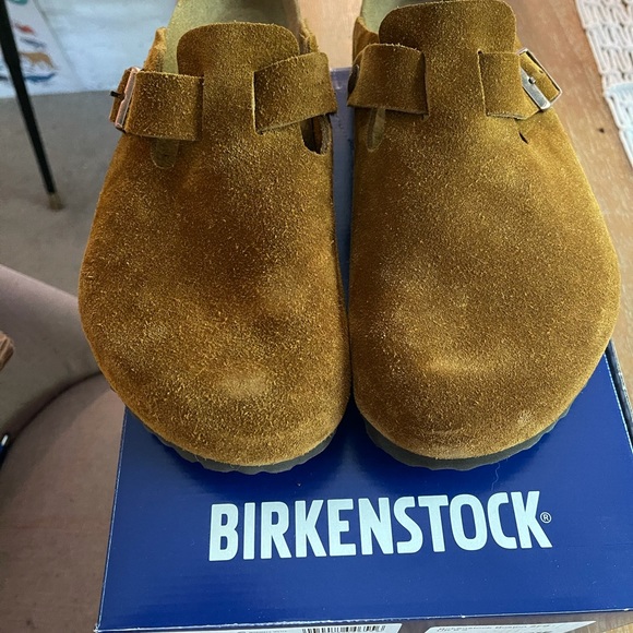 Size 11 Birkenstock Clog Mink suede main image 4
